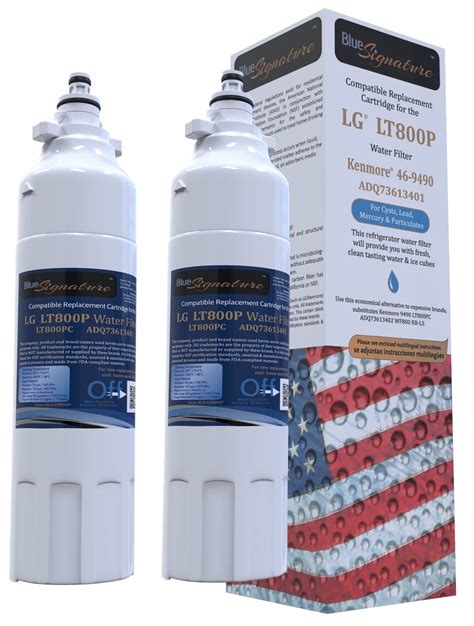 3 Pack LT800-p Blue Signature Fridge Water Filter