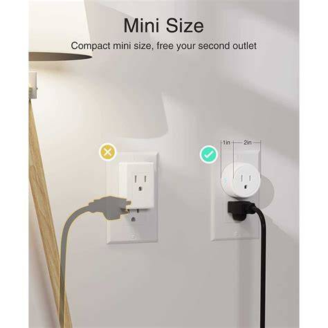 3-Pack Mini Smart Outlet Works with Alexa, Google Home & IFTTT, Support LAN Control, No Hub Required, Smart WiFi Switch by SONOFF
