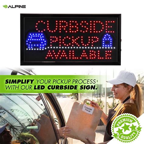 Alpine Industries LED Open Neon Sign for Business - Electronic Lighted Board w/Flash & Steady Mode - Provides Classy Techno Display - for Shops & Cafes (Square, 19" x 10")