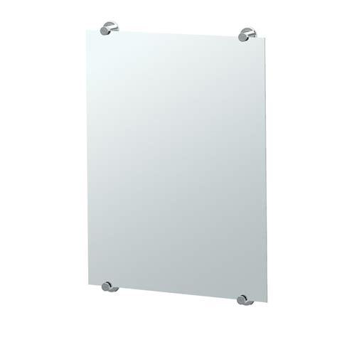 Gatco 1561MX Latitude II Bathroom Minimalist Mirror, 30-Inch, Matte Black