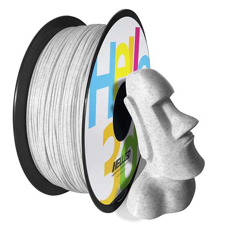 Black Friday - 70% OFF HELLO3D Marble PLA 3D Filament, Stone PLA 3D Filament, 1.75mm, 2.2LB per Spool
