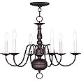 Up To 40% OFF Livex Lighting 5006-07 Williamsburg 6-Light Chandelier, Bronze