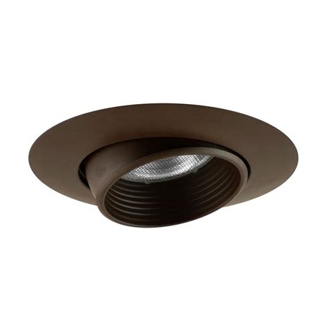 NICOR Lighting 6 inch Oil-Rubbed Bronze Airtight Recessed Cone Baffle Trim, Fits 6 inch Housings (17550AOB)