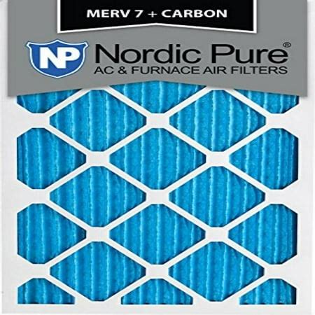 Hottest Sale Nordic Pure 18x24x1 MERV 7 Pleated Plus Carbon AC Furnace Air Filters 12 Pack