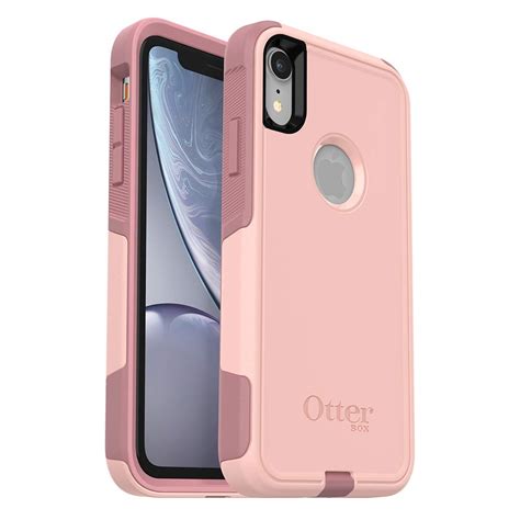 Get Cheap Price OtterBox COMMUTER SERIES Case for iPhone Xr - Retail Packaging - BALLET WAY (PINK SALT/BLUSH)