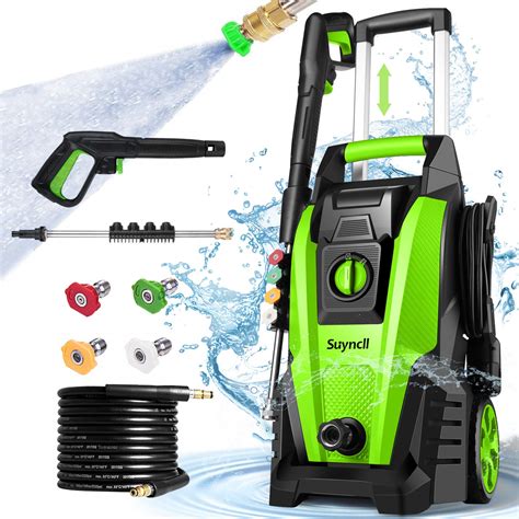 🔥 Cashback up to 70% Pressure Washer, 2.11GPM Professional Electric Power Washer 1800W High Pressure Cleaner Machine with 4 Nozzles Foam Cannon,Best for Cleaning Homes, Cars, Driveways, Patios, Fences, Garden