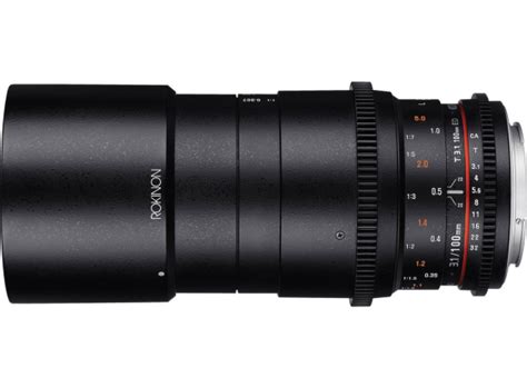 Rokinon Cine DS 100mm T3.1 ED UMC Full Frame Telephoto Macro Cine Lens for Olympus, Panasonic & BlackMagic Micro Four Thirds Cameras