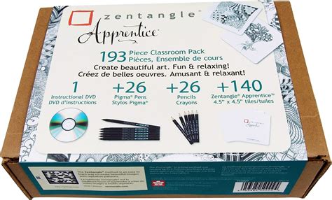 Sakura 50009 Zentangle Apprentice Classroom Pack , White